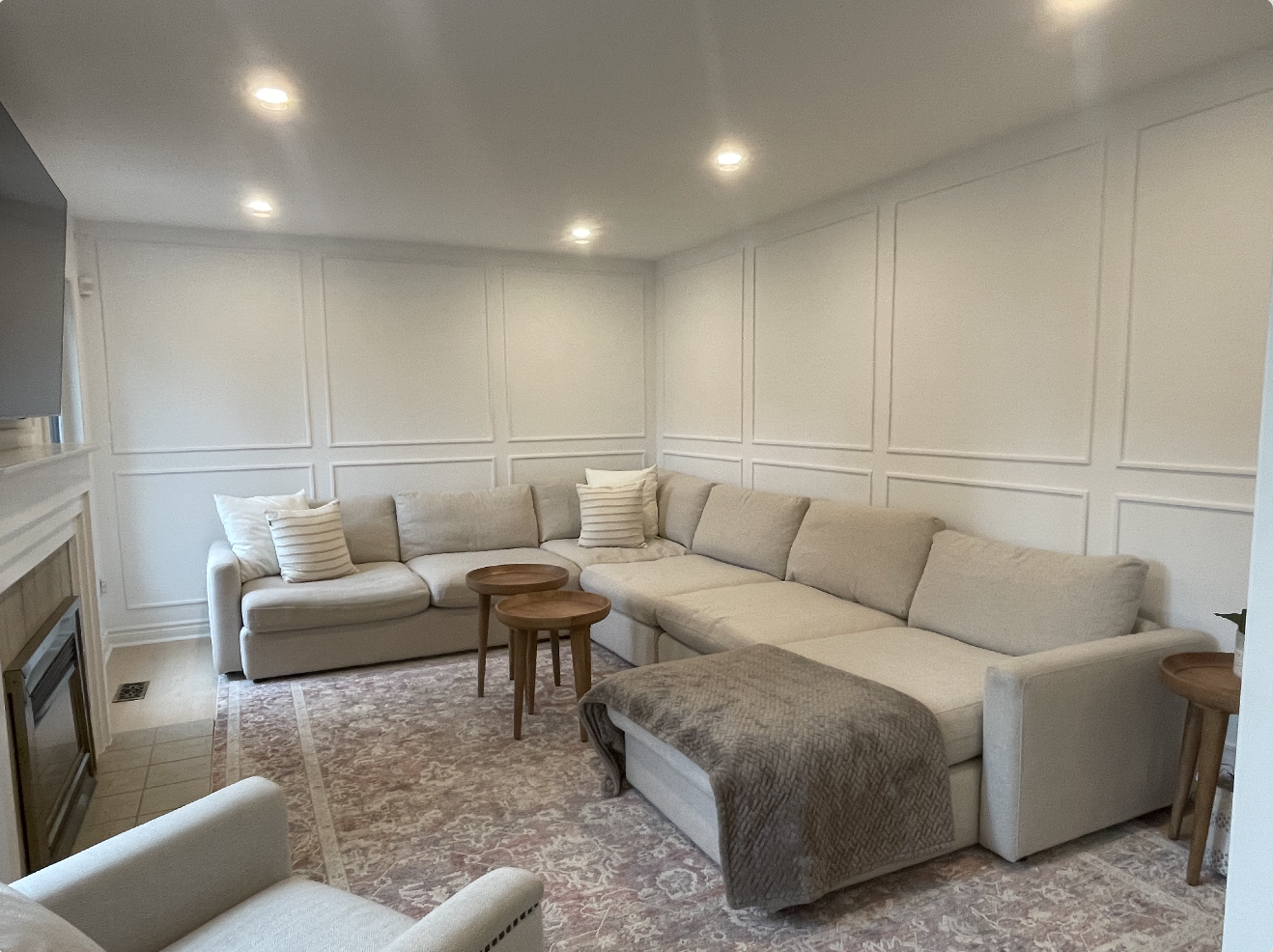 Paneled Family Room