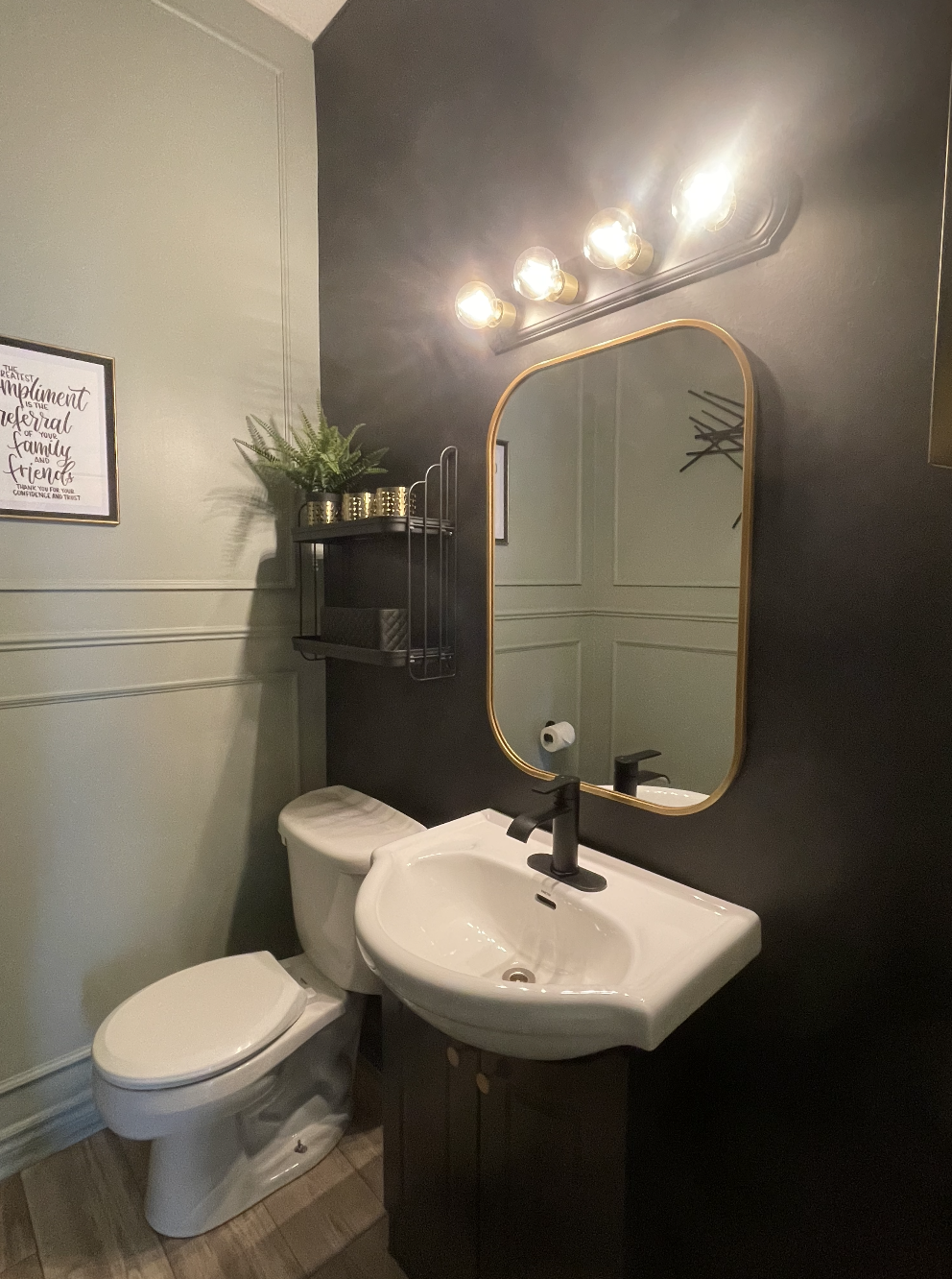 Moody Powder Room